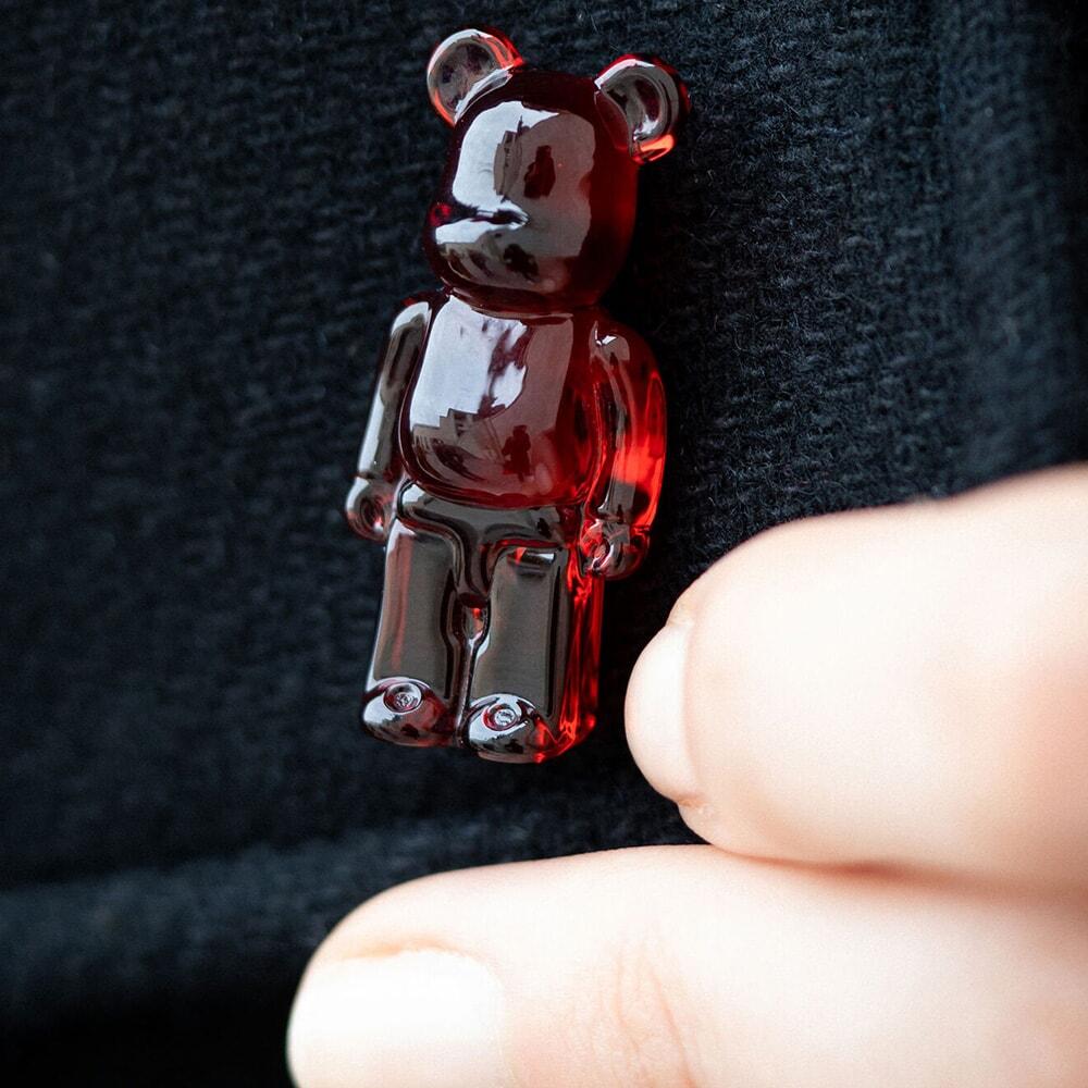 Baccarat Be@rbrick Pin